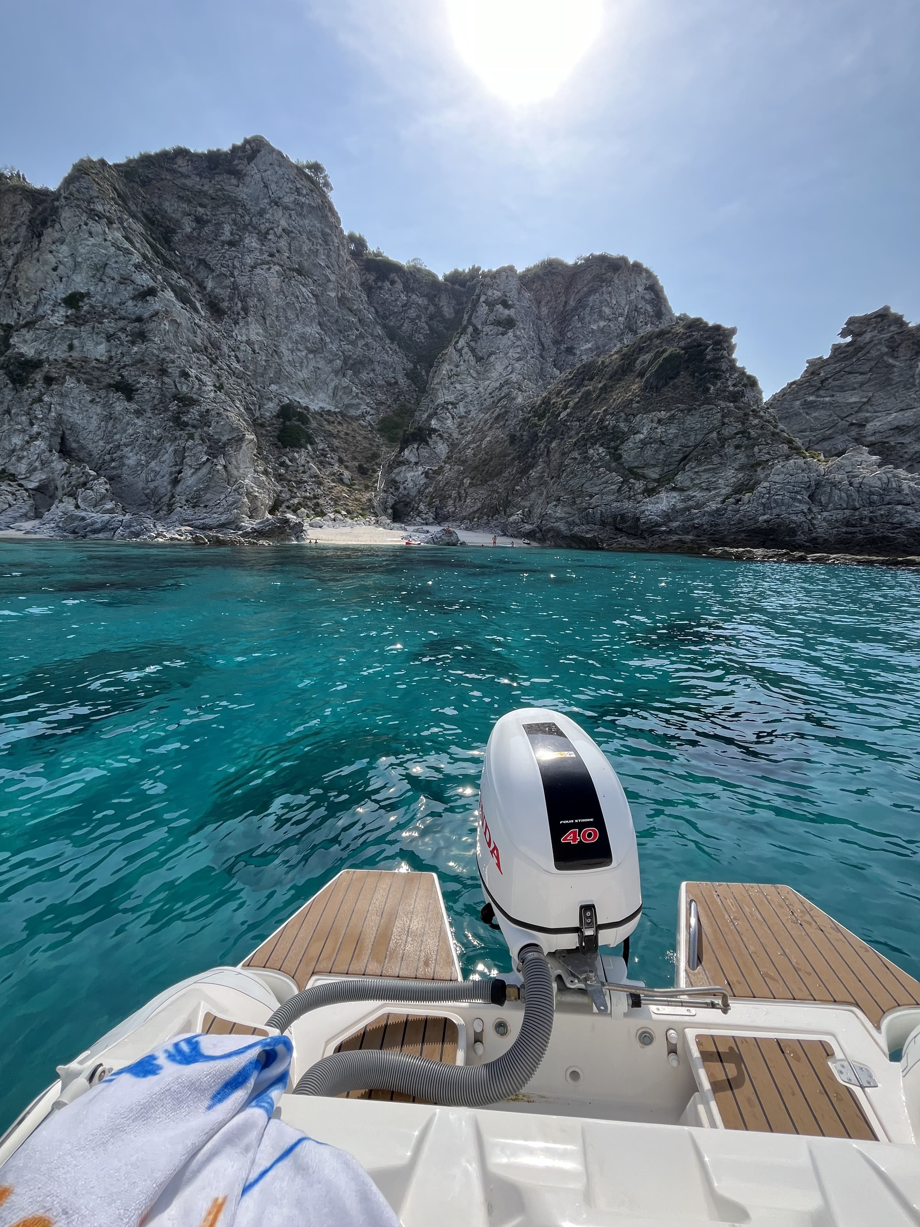Panorama sulle baie tra Tropea e Capo Vaticano